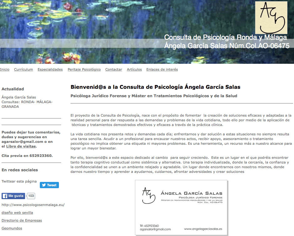 Angela Garcia Salas Psicologos Malaga